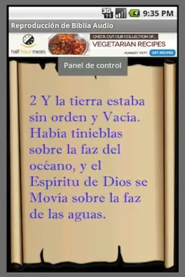 Biblia Audio android App screenshot 0